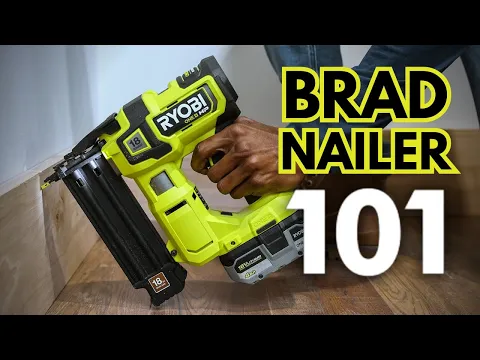 How to Use a Brad Nailer | RYOBI Tools 101
