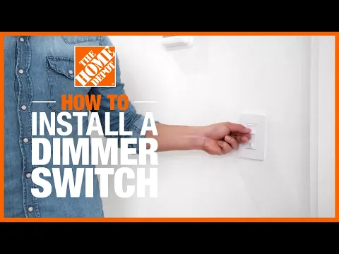 How to Install a Dimmer Switch 💡 | The Home Depot