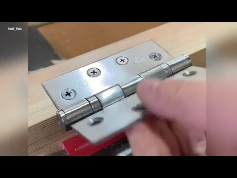 How to Install Door Hinges - Very Easy Method
