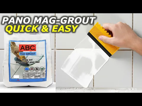 HOW TO GROUT TILE:  DIY for Beginners Quick & Easy Demo Review ABC Tile Grout | Paano mag grout 2021