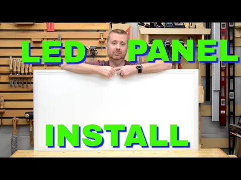 LED Panel Lights - How To Install, Surface Mounted