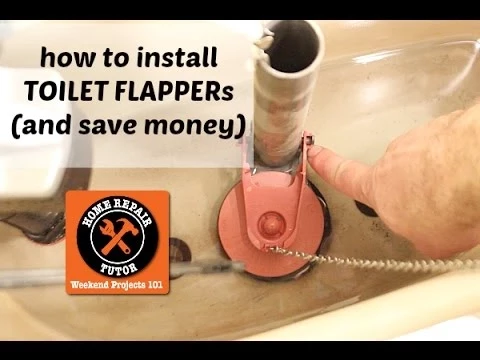 How to Replace a Toilet Flapper Valve -- by Home Repair Tutor