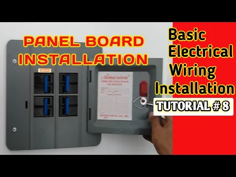 Panel board installation (Tagalog) Basic Electrical Wiring Installation