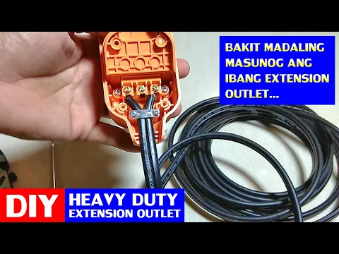 PAANO MAG INSTALL NG HEAVY DUTY EXTENSION OUTLET