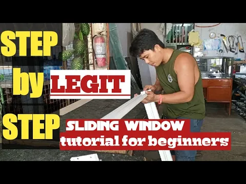HOW TO MAKE SLIDING WINDOW ep.2 Part 1 PAANO GUMAWA NG SLIDING WINDOW STEP BY STEP