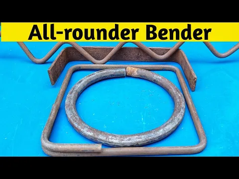 How To Bend A Round Bar At Home // How To Bend Metal Easily
